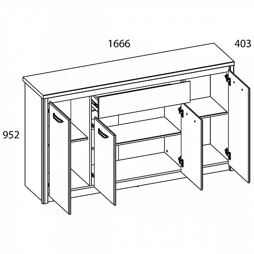 Спальный гарнитур JAZZ Каштан найроби/Оникс
