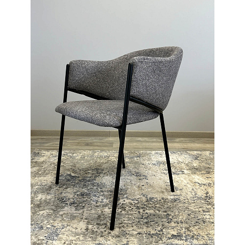 Стул Kenner 308SD черный/серый B12