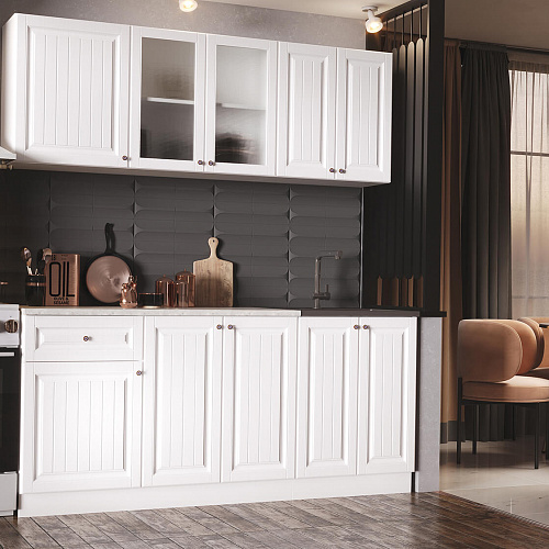 Кухня Хозяюшка 1,8 Акация белая