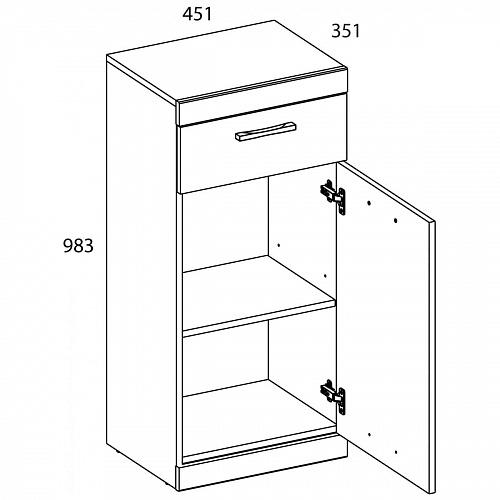 Прихожая OSKAR №2 дуб Санремо