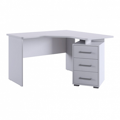 Стол компьютерный Лайт-2 1200 угловой белый