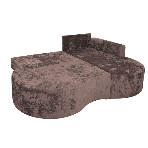Угловой диван Каир (Левый) PLUSH CHOCOLATE