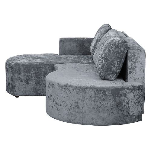 Угловой диван Каир (правый) PLUSH GRAPHITE