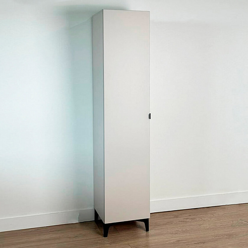 Шкаф однодверный Рич кашемир/фрапучино матовый/черный