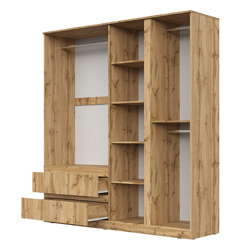 Шкаф НК STERN ШКЯ-4 с зеркалом Дуб вотан