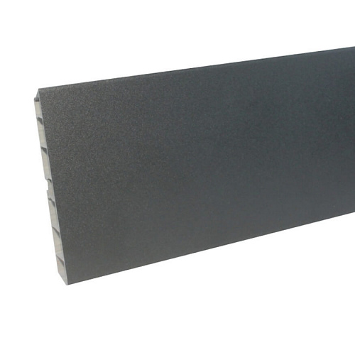 Цоколь кухонный ПВХ 120х4000мм, Графит зернистый