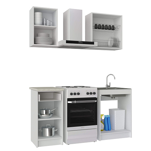 Кухня Ника Графит/Дуб Вотан