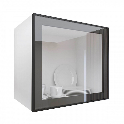 Фасад со стеклом из алюминиевого профиля 500х450