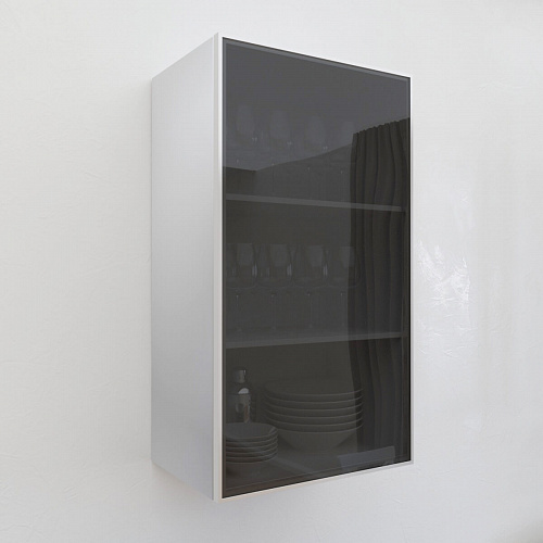 Фасад со стеклом из алюминиевого профиля 500х900