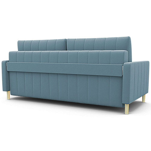 Диван ХИЛТОН CATANIA DUSTY BLUE/Бесцветный