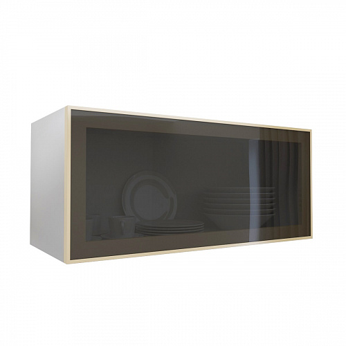 Фасад со стеклом из алюминиевого профиля 800х350