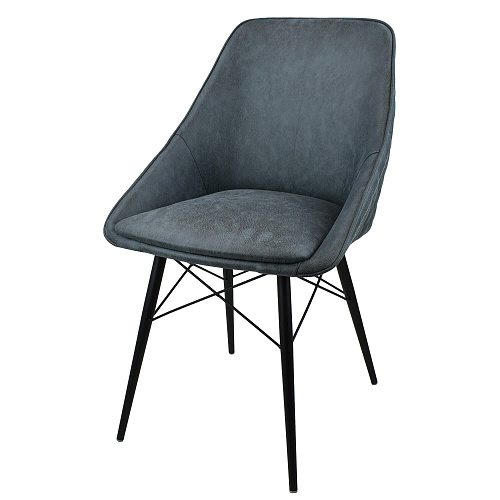 Стул Монти ST Люкс черный муар/Плутон 101