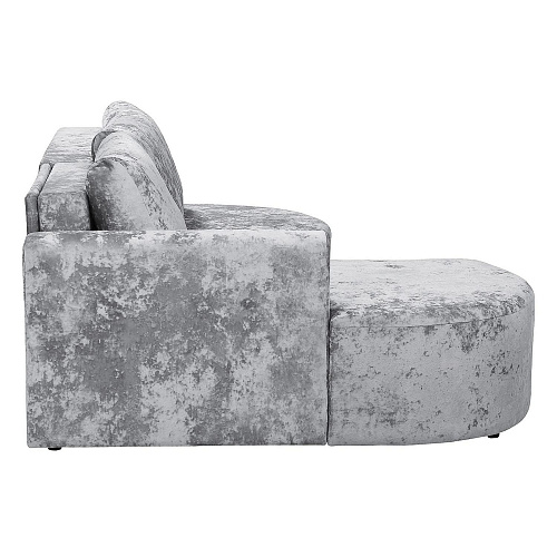 Угловой диван Каир (правый) PLUSH SILVER