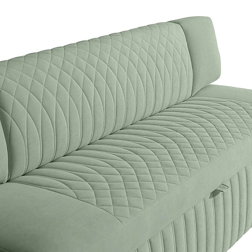 Кухонный диван Леонардо 183 Мелисса 17 Светло-зеленый