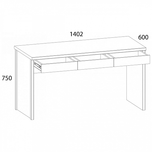 Стол 3S JAZZ Каштан найроби/Оникс