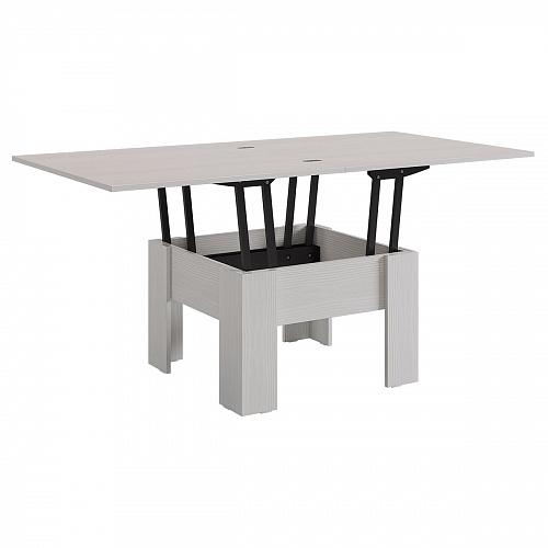 Стол-трансформер Секрет белый рамух/белый рамух