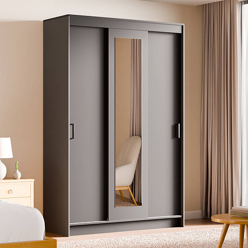 Шкаф-купе БРУНО 5 Графит