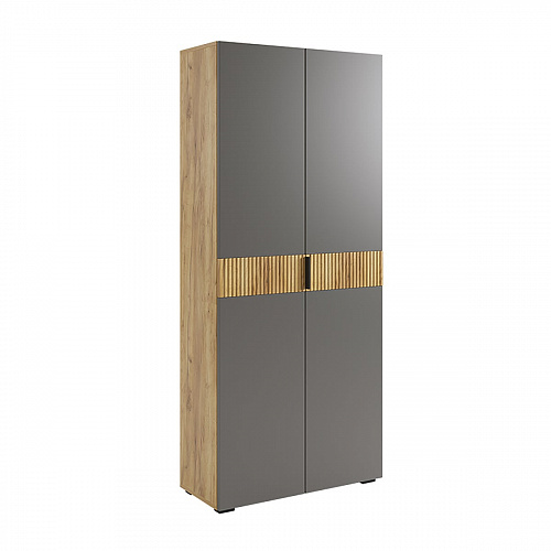 Прихожая Бери К4 дуб крафт золотой/графит