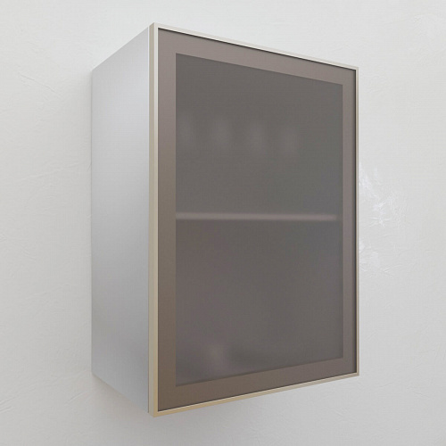 Фасад со стеклом из алюминиевого профиля 500х700