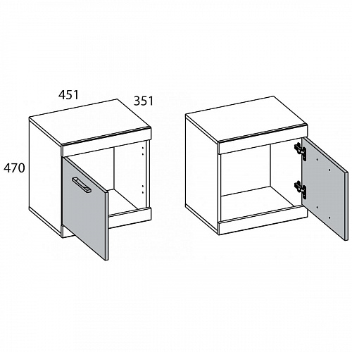 Прихожая OSKAR №1 дуб Санремо