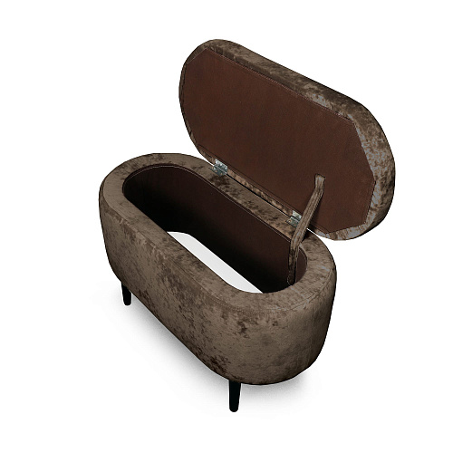 Банкетка Олаф с нишей Тиффани коричневый