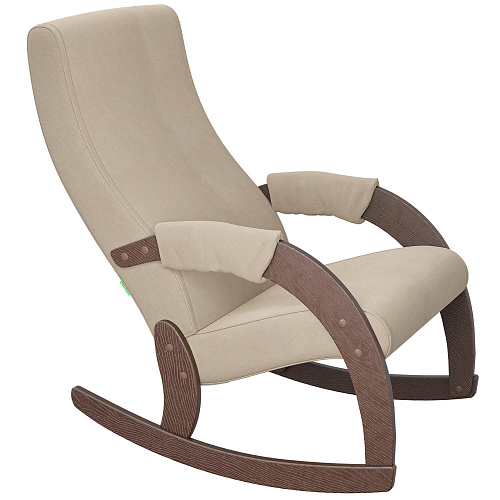 Кресло-качалка Модель 67М орех антик шпон/Ultra Sand