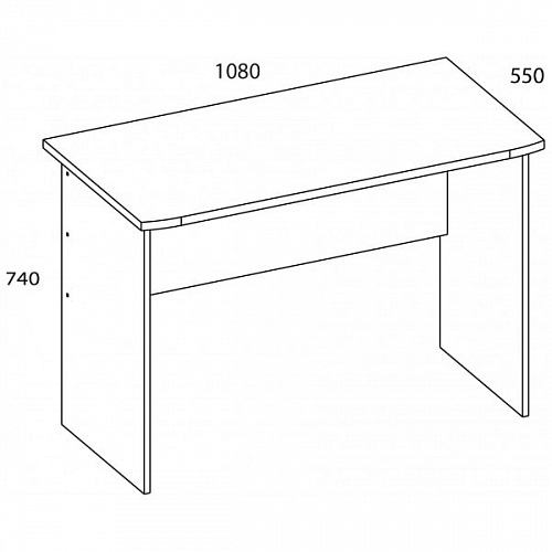 Стол письменный OSKAR дуб Санремо