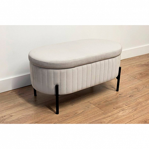 Пуф Винни галька (велюр)