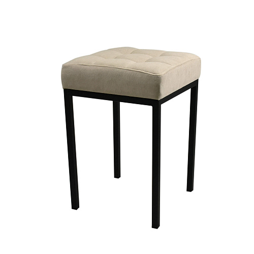 Табурет Олимпик черный муар/Канди крем