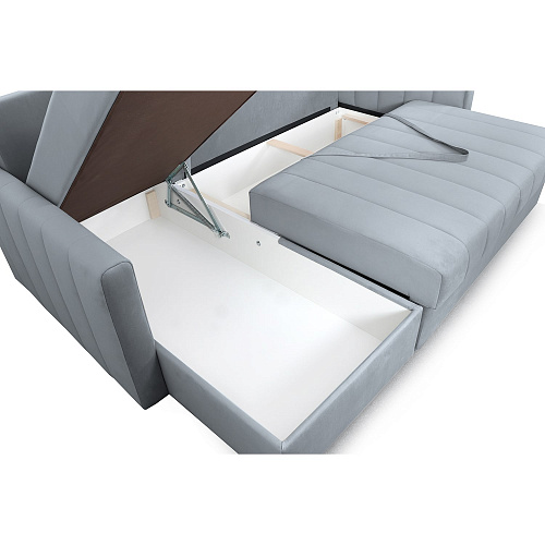 Угловой диван Ларио Мора серый