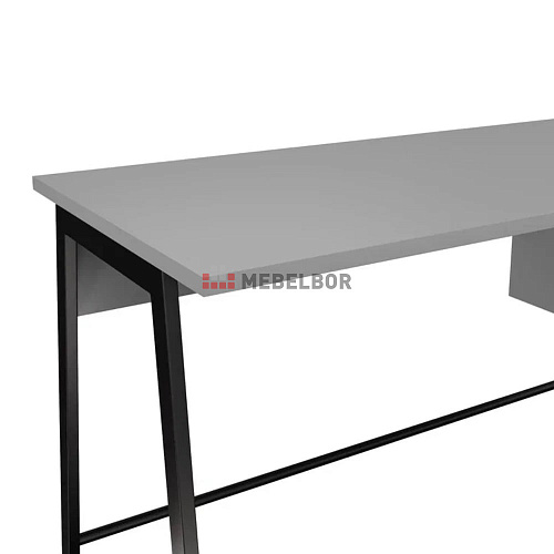 Стол письменный лофт DQ MADRID М-4 Черный/Серый графит
