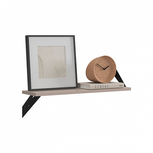 Полка навесная Рич кашемир/черный