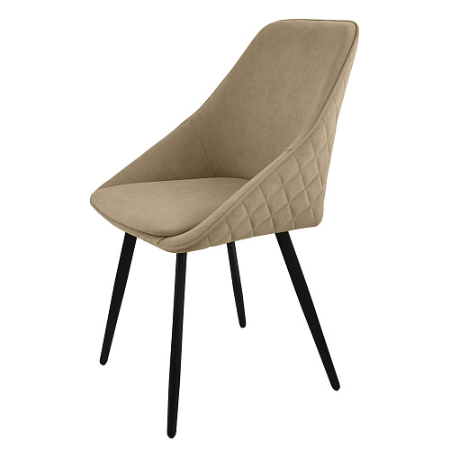 Стул Монти ST Лофт черный муар/Катания Латте