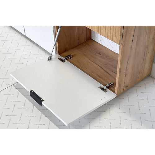 Комод Бери дуб крафт золотой/белое дерево