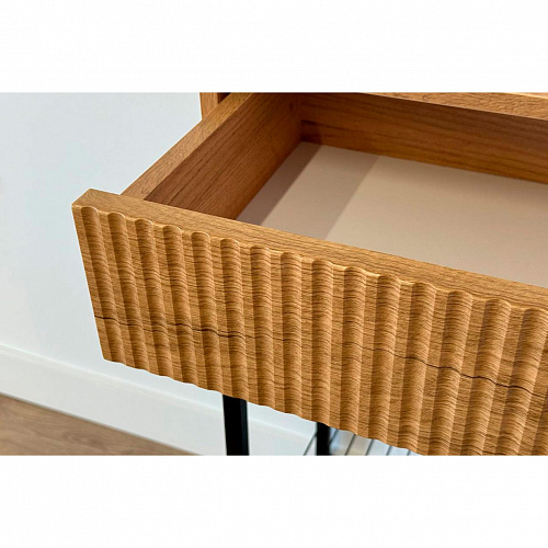 Обувница Вельвет дуб крафт золотой/черный муар