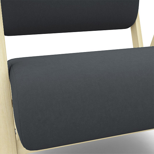 Кресло отдыха Вега-10 CATANIA GRAPHITE/Бесцветный (Лак)