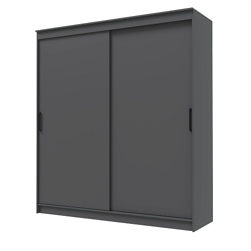 Шкаф-купе ГРАНД 1 2,0 Графит/Графит ЛДСП