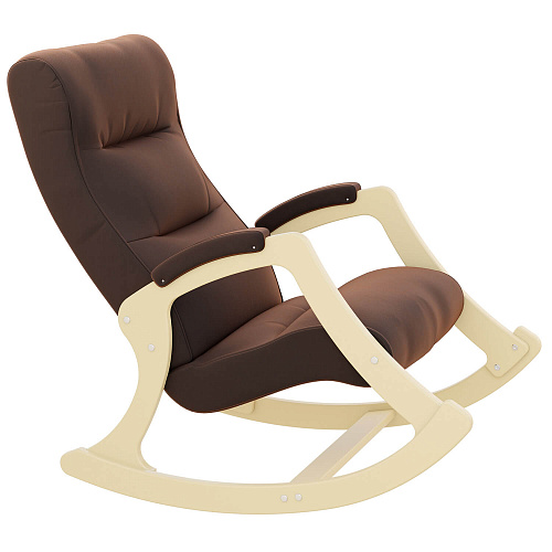 Кресло-качалка Роули дуб шампань/Ultra Chocolate