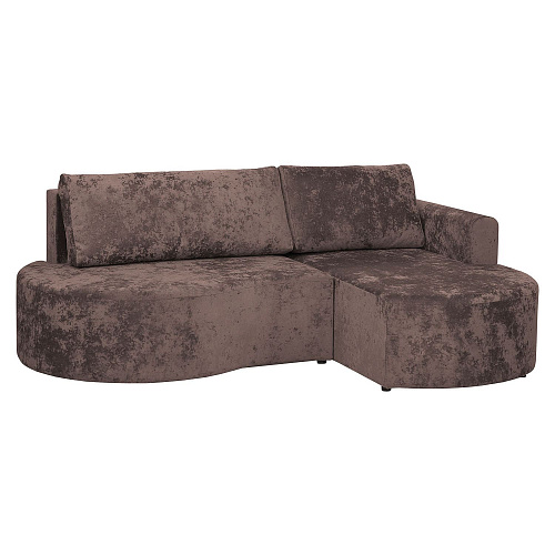 Угловой диван Каир (Левый) PLUSH CHOCOLATE