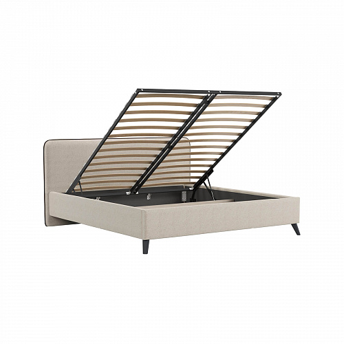 Кровать с подъемным механизмом Миа 1800х2000 Bravo white