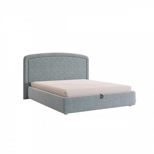 Кровать с подъемным механизмом Сильва 2 160х200 оникс (велюр)