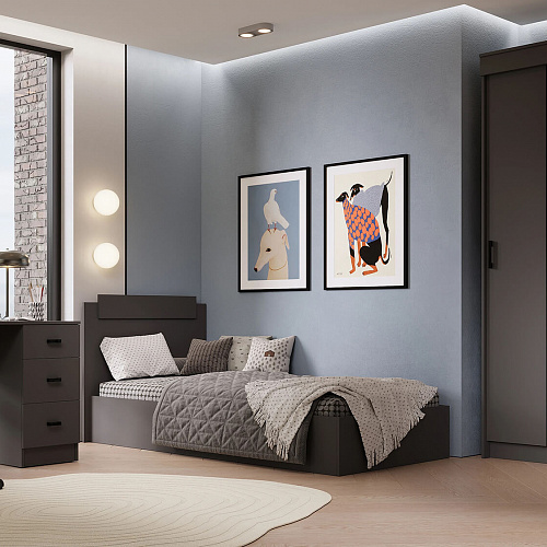 Стол письменный Стандарт Графит