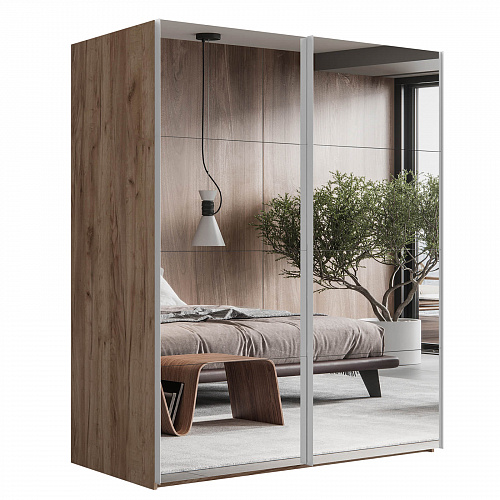 Шкаф-купе 2-х дверный Эста Экспенс 2400х2000х660 мм