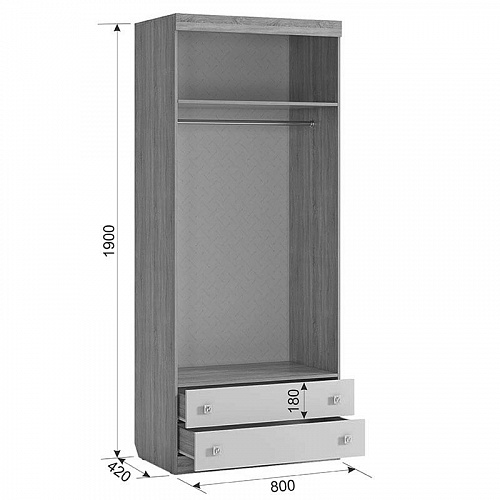 Набор детской мебели Форсаж К1 дуб сонома/белый