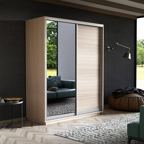 Шкаф-купе 2-х дверный Экспресс Медиум 2400х1600х600 мм