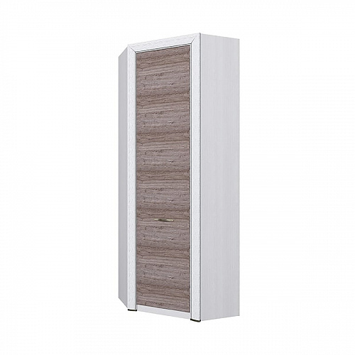 Шкаф угловой с полками OLIVIA Вудлайн крем/дуб анкона