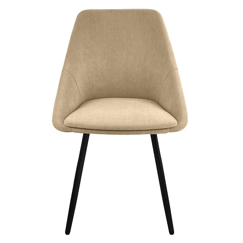 Стул Монти Лофт черный муар/Катания Латте