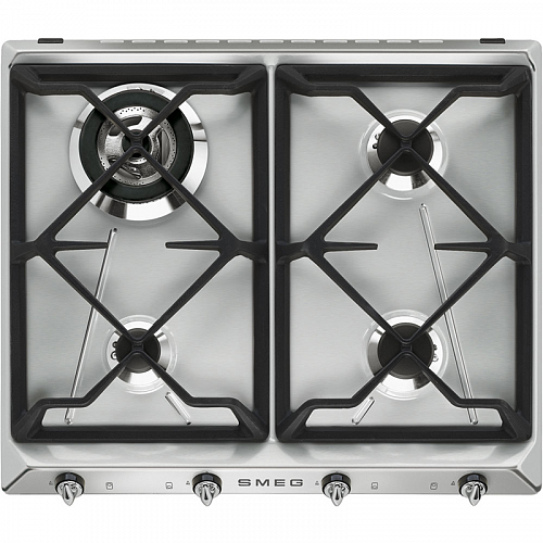 Встраиваемая газовая панель SMEG SR964XGH
