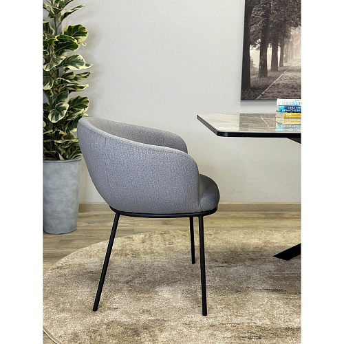 Стул Kenner 313SD черный/серый E86