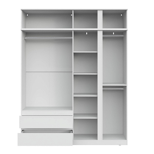 Шкаф НК STERN ШКЯ-4 с зеркалом Белый